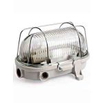 Interlight Bulkhead Bulley White Bakelite max. 25W | 195x135mm - IP54 - Suitable for 1x E27