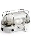Interlight Bulkhead Bulley White Bakelite max. 25W | 170x125mm - IP54 - Suitable for 1x E27